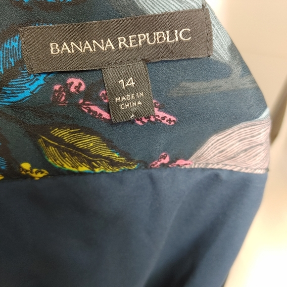Banana Republic floral maxi dress size 14 - Picture 10 of 13